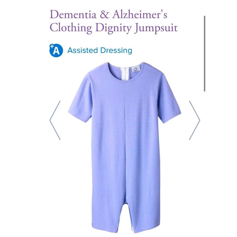 NWOT Silverts Alzheimer’s Diginty Jumpsuit
